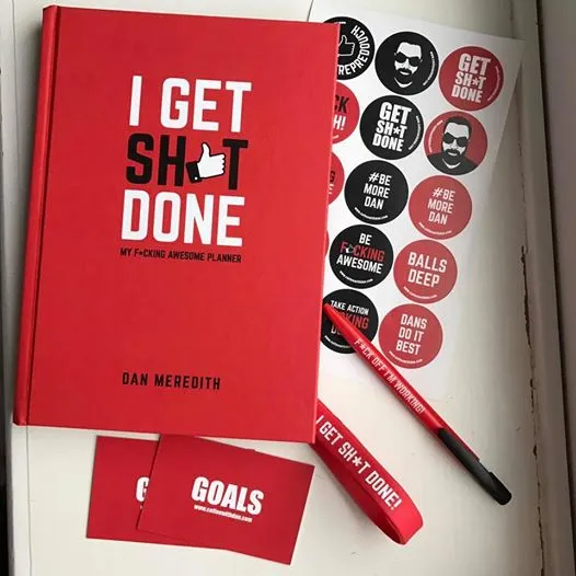 The I Get Sh*t Done planner by Dan Meredith